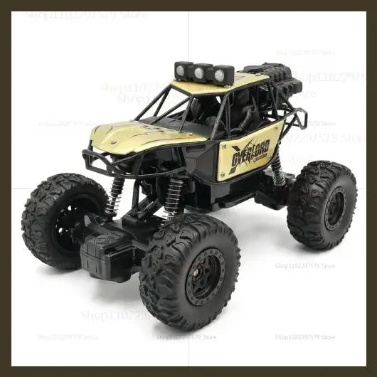 New RC Cars 20KM/H 2WD Remote Control Car 1:16 Off-Road All Terrain Truck Metal Shell LED Headlights Hobby RC Vehicle Toys Gifts